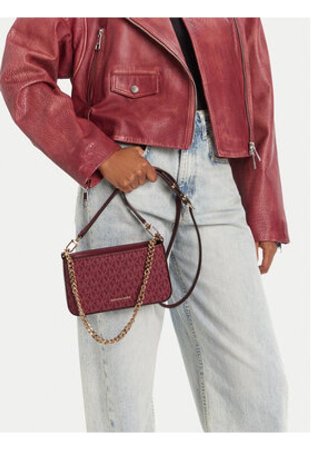 MICHAEL Michael Kors Torebka 32T5GYTU1V Bordowy. Kolor: czerwony. Materiał: skórzane