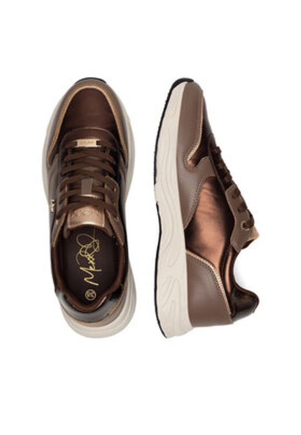 MEXX Sneakersy MI001009143W Brązowy. Kolor: brązowy. Materiał: skóra