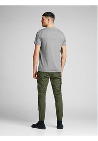 Jack & Jones - Jack&Jones T-Shirt Corp Logo 12137126 Szary Slim Fit. Kolor: szary. Materiał: bawełna #3