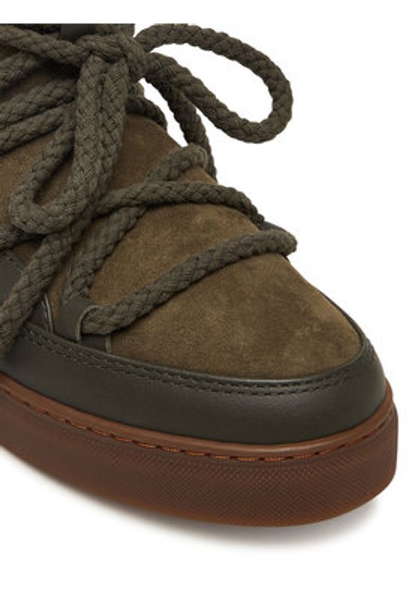 Inuikii Śniegowce Classic 1001.003.0122 Zielony. Kolor: zielony. Materiał: skóra