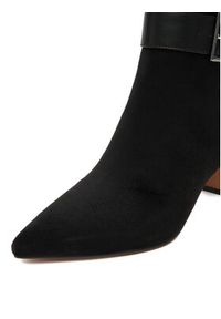 Nine West Botki CEO-LAMIA-01 Czarny. Kolor: czarny. Materiał: materiał #7