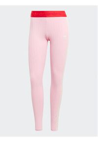 Adidas - adidas Legginsy IK7848 Różowy. Kolor: różowy. Materiał: syntetyk #12