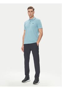 BOSS Polo Paddy 50469055 Niebieski Regular Fit. Typ kołnierza: polo. Kolor: niebieski. Materiał: bawełna