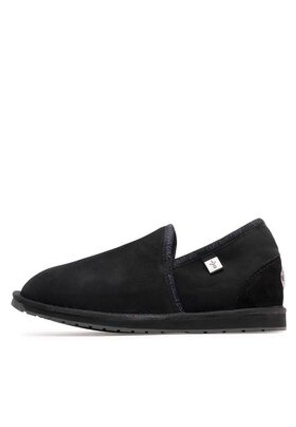 EMU Australia Kapcie Platinum Ashford MP10530 Czarny. Kolor: czarny. Materiał: skóra