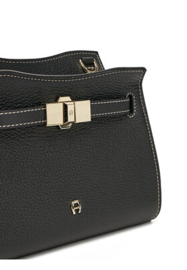 Aigner Torebka 132961 Czarny. Kolor: czarny. Materiał: skórzane