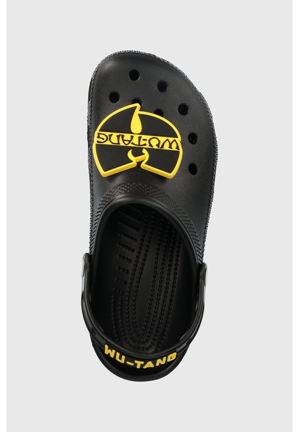 Crocs klapki kolor czarny. Kolor: czarny. Materiał: materiał