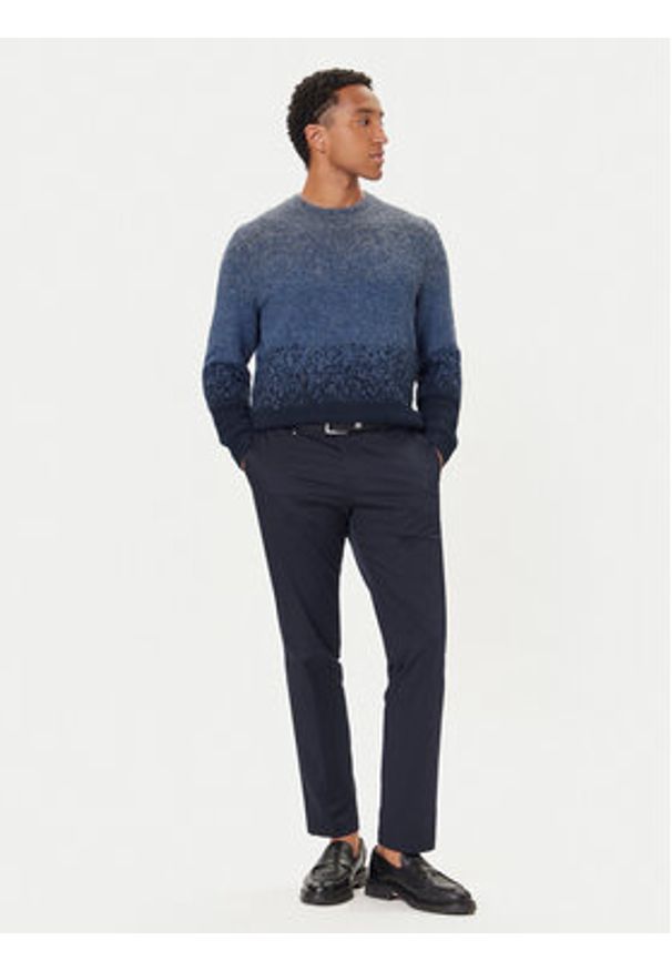 Guess Sweter M5BR39 Z0932 Niebieski Regular Fit. Kolor: niebieski. Materiał: syntetyk