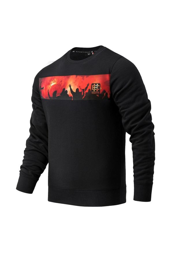 Bluza męska EXTREME HOBBY ULTRAS FLARE. Kolor: czarny. Materiał: bawełna