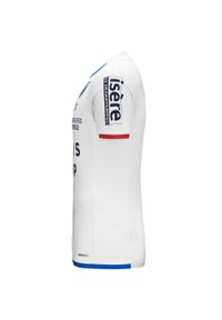 Kappa - Koszulka wyjazdowa Grenoble Kombat Pro 2023/24. Kolor: niebieski, biały, wielokolorowy. Materiał: materiał #2