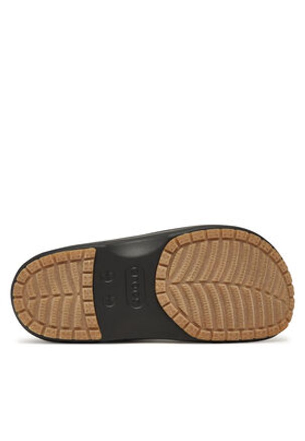 Crocs Klapki Classic Lined Shorty 211380 Czarny. Kolor: czarny