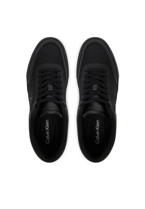 Calvin Klein Sneakersy Chunky Cups Laceup Oxf Mix Mat HM0HM02326 Czarny. Kolor: czarny. Materiał: skóra