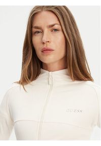 Guess Bluza V5RP17 KCD02 Écru Regular Fit. Materiał: syntetyk #3