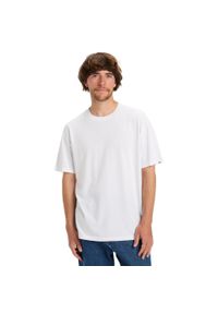 Quiksilver - Koszulka z krótkim rękawem dla Mężczyzn SALT WATER Biały. Kolor: biały. Materiał: materiał, bawełna. Długość rękawa: krótki rękaw. Długość: krótkie