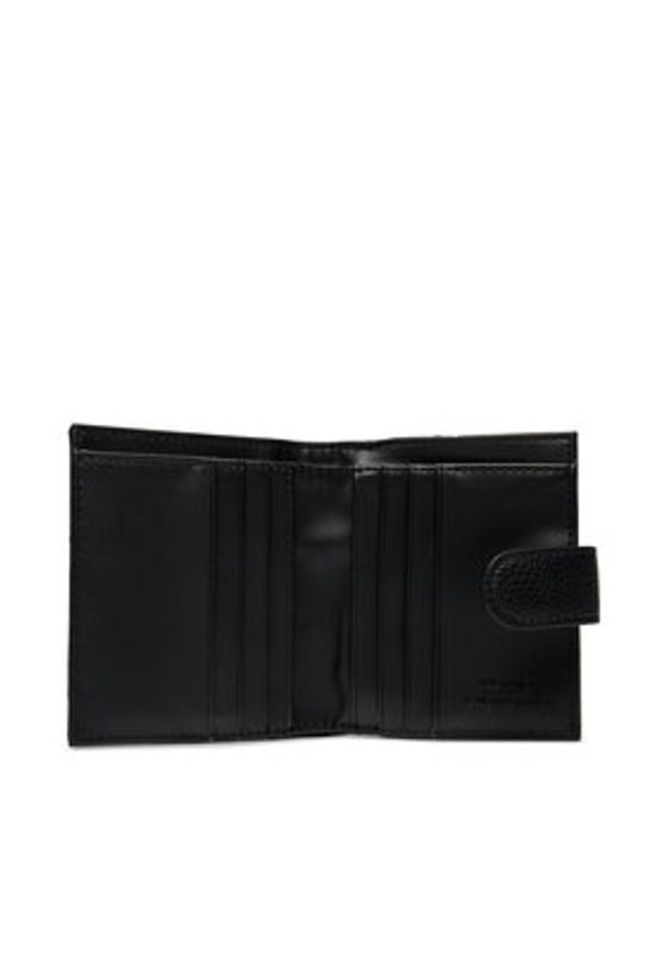 VALENTINO - Valentino Mały Portfel Damski Brixton VPS7LX215 Czarny. Kolor: czarny. Materiał: skóra