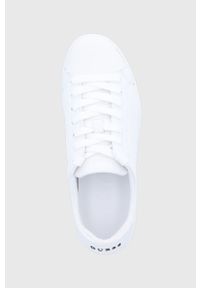 Guess buty JESSHE kolor biały. Nosek buta: okrągły. Zapięcie: sznurówki. Kolor: biały. Materiał: skóra, guma #4