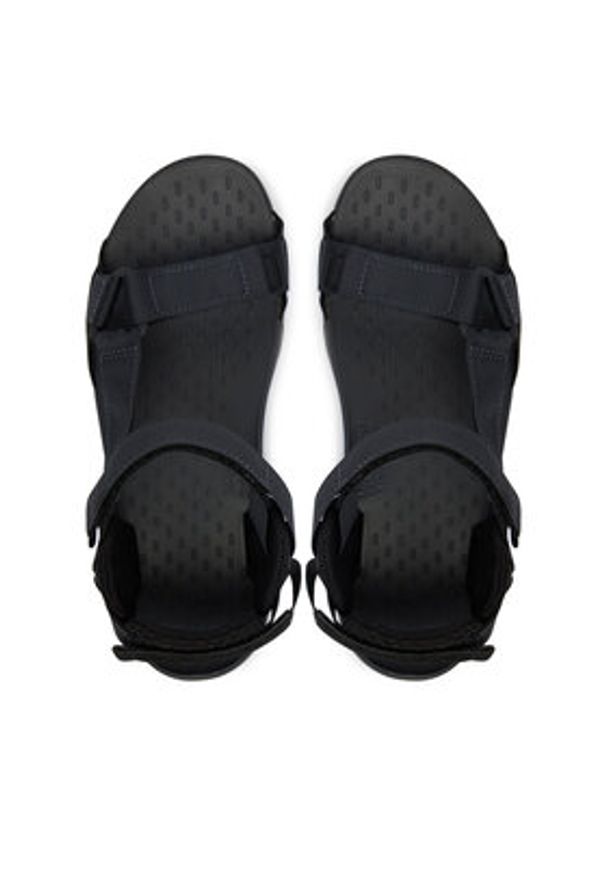 Jack Wolfskin Sandały Ridge A65590 Czarny. Kolor: czarny. Materiał: materiał