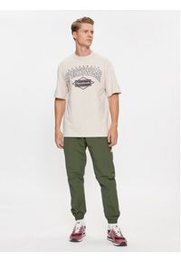 Reebok T-Shirt Sporting Goods IM1507 Beżowy Regular Fit. Kolor: beżowy. Materiał: bawełna