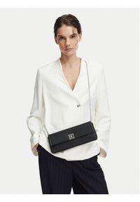 Calvin Klein Torebka Emblem Hw Pebble Clutch LV04F3740G Czarny. Kolor: czarny. Materiał: skórzane #1