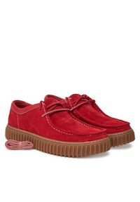 Clarks Półbuty Torhill Low 26180908 Czerwony. Kolor: czerwony. Materiał: skóra #3
