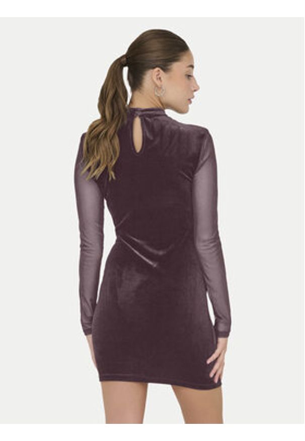 only - ONLY Sukienka koktajlowa Smooth 15360667 Fioletowy Slim Fit. Kolor: fioletowy. Materiał: syntetyk. Styl: wizytowy