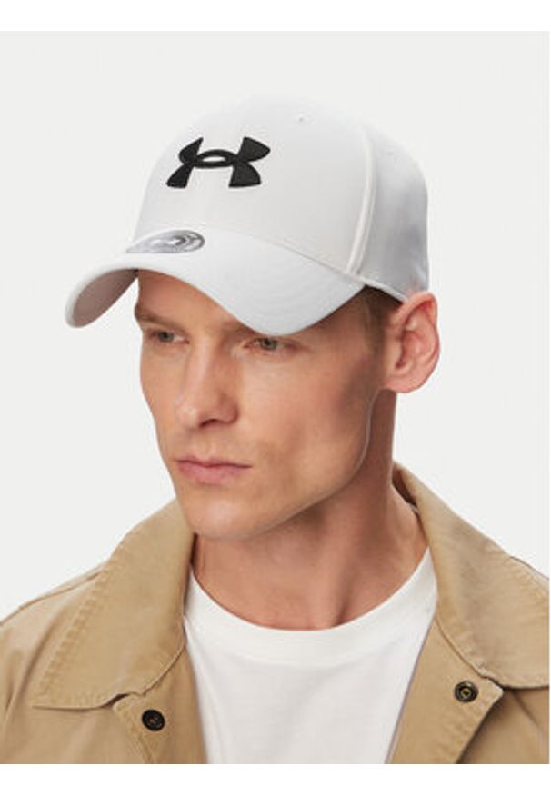 Under Armour Czapka z daszkiem Men's UA Blitzing 1376700-100 Biały. Kolor: biały. Materiał: materiał
