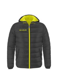 Kurtka Sportowa Givova Oanda 3XL - Stylowa i Funkcjonalna. Kolor: szary, niebieski, wielokolorowy, zielony. Materiał: puch. Sport: turystyka piesza #1