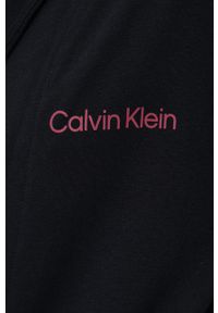 Calvin Klein Underwear Szlafrok kolor czarny. Kolor: czarny. Materiał: dzianina