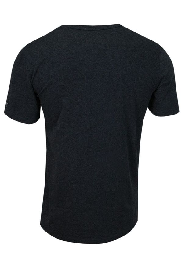 Pako Jeans - Granatowy Bawełniany T-Shirt -PAKO JEANS- Męski, Krótki Rękaw, Dekolt w Serek z Guzikami. Okazja: na co dzień. Typ kołnierza: dekolt w serek. Kolor: niebieski. Materiał: bawełna. Długość rękawa: krótki rękaw. Długość: krótkie. Styl: casual