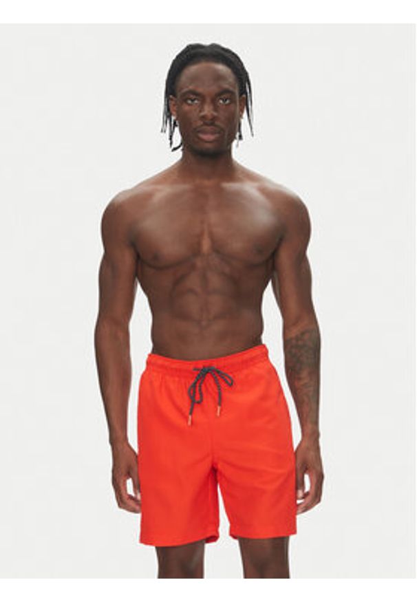 Tom Tailor Szorty kąpielowe 1045069 Czerwony Regular Fit. Kolor: czerwony. Materiał: syntetyk