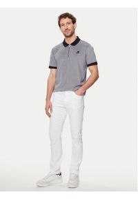 Karl Lagerfeld - KARL LAGERFELD Polo 745004 542204 Szary Regular Fit. Typ kołnierza: polo. Kolor: szary. Materiał: bawełna #4