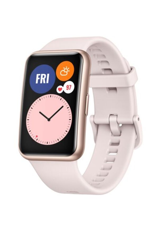 Smartwatch HUAWEI Watch Fit Różowy. Rodzaj zegarka: smartwatch. Kolor: różowy