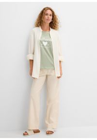 bonprix - T-shirt. Okazja: na co dzień. Kolor: zielony. Styl: casual #2