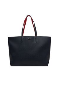 Lacoste Torebka Anna NF4823AA Granatowy. Kolor: niebieski. Materiał: skórzane #4