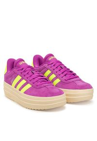 Adidas - adidas Sneakersy VL Court Bold JI1785 Różowy. Kolor: różowy. Materiał: zamsz, skóra
