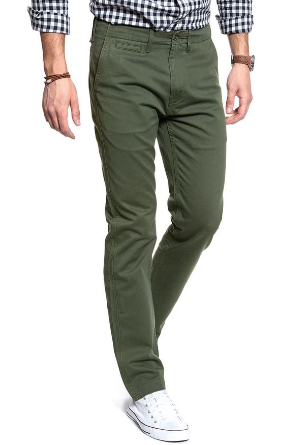 Levi's® - LEVI’S SPODNIE MĘSKIE 502 True Chino 521630002. Materiał: materiał