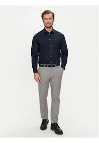 TOMMY HILFIGER - Tommy Hilfiger Koszula MW0MW35810 Granatowy Regular Fit. Kolor: niebieski. Materiał: bawełna #3