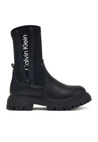 Botki Calvin Klein. Kolor: czarny