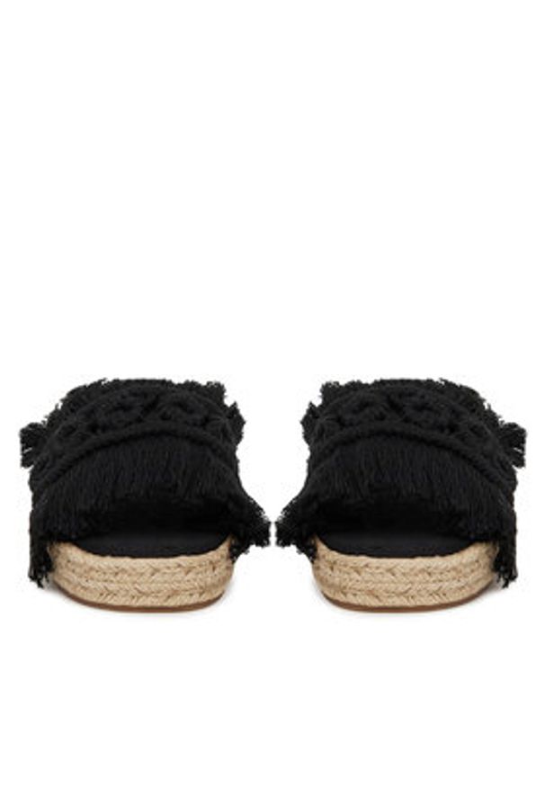 DeeZee Espadryle S294 Czarny. Kolor: czarny. Materiał: materiał