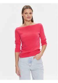 United Colors of Benetton - United Colors Of Benetton Sweter 1091D1M09 Różowy Regular Fit. Kolor: różowy. Materiał: bawełna