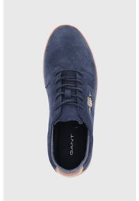 GANT - Gant - Buty zamszowe San Prep. Nosek buta: okrągły. Zapięcie: sznurówki. Kolor: niebieski. Materiał: zamsz #5