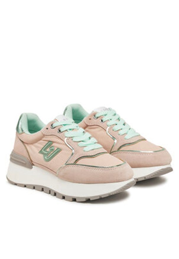Liu Jo Sneakersy Amazing 25 BA5049 PX003 Różowy. Kolor: różowy. Materiał: materiał