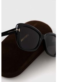 Tom Ford okulary przeciwsłoneczne damskie kolor czarny. Kolor: czarny #3