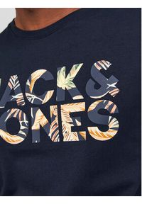 Jack & Jones - Jack&Jones T-Shirt Jeff 12250683 Granatowy Standard Fit. Kolor: niebieski. Materiał: bawełna #3