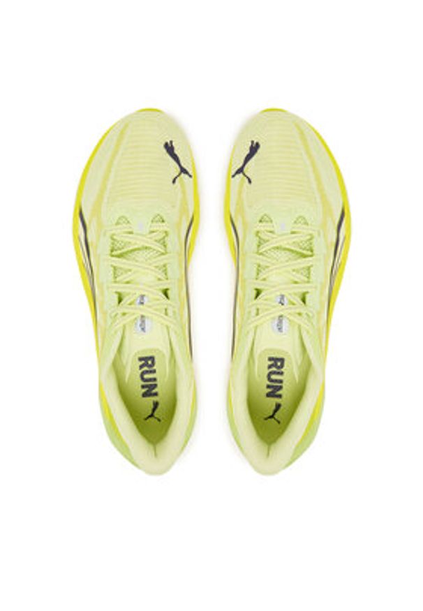 Puma Buty do biegania Deviate Nitro 4 312123 04 Zielony. Kolor: zielony. Materiał: materiał