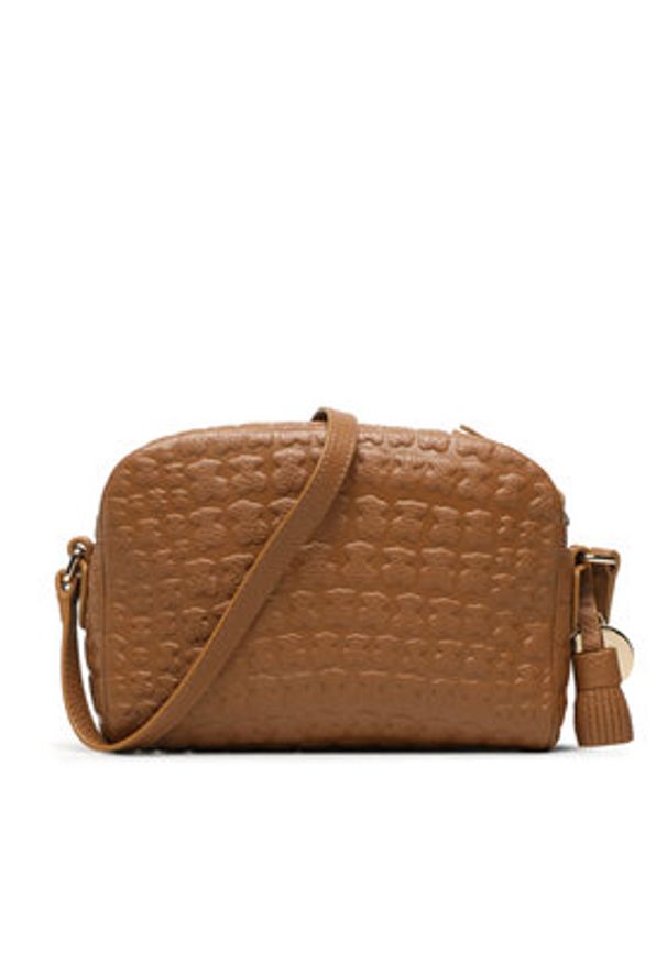 Tous - TOUS Torebka Bandolera Sherton 2000839143 Brązowy. Kolor: brązowy. Materiał: skórzane