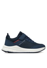 TOMMY HILFIGER - Sneakersy Tommy Hilfiger. Kolor: niebieski