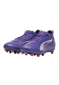 Puma - Buty Piłkarskie Ze Sztuczną Nawierzchnią Dla Dzieci Ultra 5 Match. Kolor: niebieski. Sport: piłka nożna