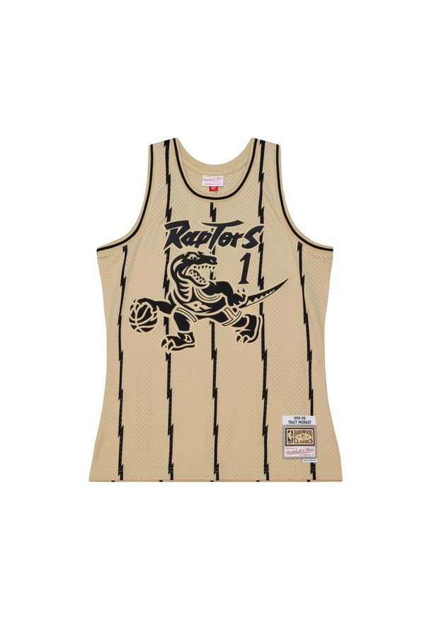 Mitchell & Ness - Jersey Toronto Raptors Tracy Mcgrady 1998/99. Kolor: zielony, czarny, wielokolorowy. Materiał: jersey. Sport: koszykówka