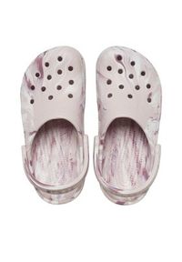 Crocs Klapki Classic Marbled Clog 206867 Różowy. Kolor: różowy