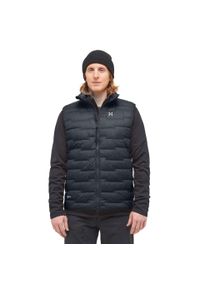 Kurtka puchowa bez rękawów Haglöfs ROC Flash Down. Kolor: czarny. Materiał: puch. Długość rękawa: bez rękawów. Sport: turystyka piesza #1